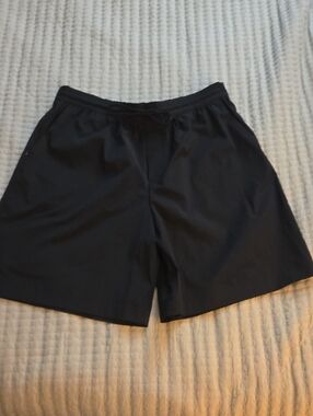 Athleta Black Men's Training Shorts- Elastic Drawstring Waistband